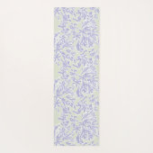 Tapis De Yoga Lavender Agapanthus Flower Sage Green (Dos)