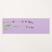 Tapis De Yoga Lavender Luxe - Serviette de Yoga (Devant (Horizontal))