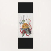 Tapis De Yoga Le baiser de la sorcière : Jack-o'-lantern à Hallo (Devant)