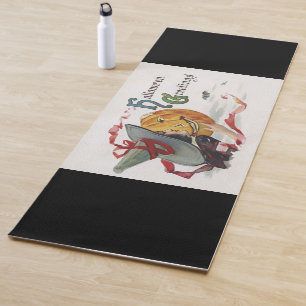 Tapis De Yoga Le baiser de la sorcière : Jack-o'-lantern à Hallo