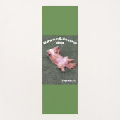 Tapis De Yoga Le chien inspire l'exercice de yoga (Devant)