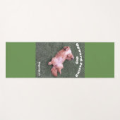 Tapis De Yoga Le chien inspire l'exercice de yoga (Devant (Horizontal))