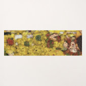 Tapis De Yoga Le Citron Baiser Légumes Découpage Spoof Art (Dos (Horizontal))