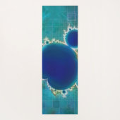 Tapis De Yoga Le Grand Bleu Mandelbrot Set Fractal Treasure Map (Dos)