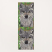 TAPIS DE YOGA LE LOUP GRIS (Devant)