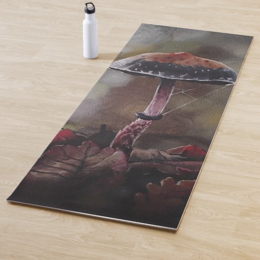 Tapis De Yoga Le Mini Champignon Blessé (En situation)