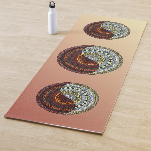 Tapis De Yoga Le paradis et l'enfer Mandala Yoga Mat (En situation)