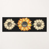 Tapis De Yoga Le plaisir des tournesols (Devant (Horizontal))