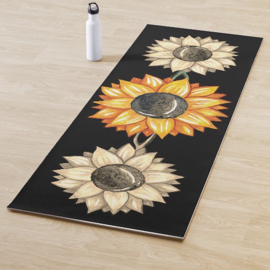 Tapis De Yoga Le plaisir des tournesols (En situation)