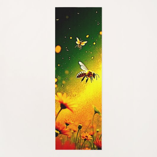 Tapis De Yoga Le pollen doré des abeilles explose Joy Design (Devant)