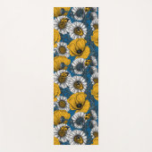 Tapis De Yoga Le pré en jaune et bleu (Devant)