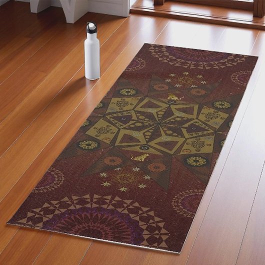 Tapis De Yoga Le protecteur de la justice de Geo tantrum mandala