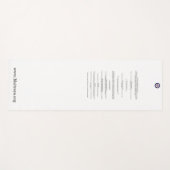 Tapis De Yoga Le rappel (Devant (Horizontal))