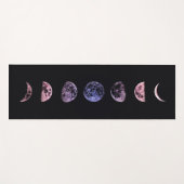 Tapis De Yoga Le rose ombrage Moontime (Devant (Horizontal))