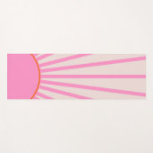Tapis De Yoga Le Soleil 01 Soleil rose (Devant (Horizontal))