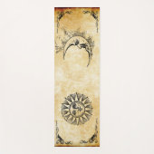 Tapis De Yoga le soleil et lune avec la frontière (Devant)