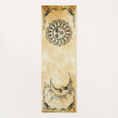 Tapis De Yoga le soleil et lune avec la frontière (Dos)