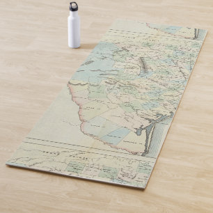 Tapis De Yoga Le Texas des Etats-Unis d'Amérique