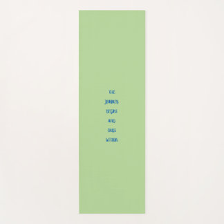 Tapis De Yoga Le Voyage Commence.... yoga Mat inspirant