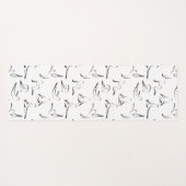 Tapis De Yoga le yoga pose motif (Dos (Horizontal))