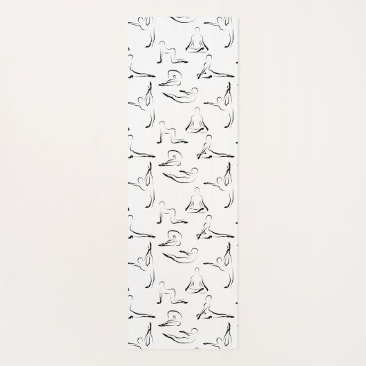 Tapis De Yoga le yoga pose motif (Dos)