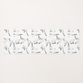 Tapis De Yoga le yoga pose motif (Dos (Horizontal))