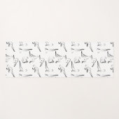 Tapis De Yoga le yoga pose motif (Devant (Horizontal))