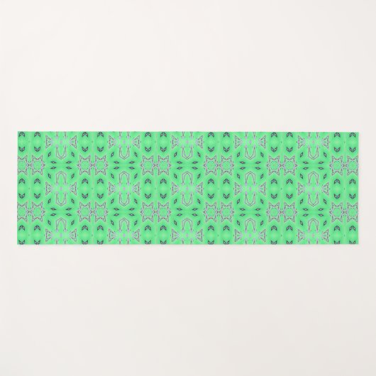 Tapis De Yoga Lean Green Fighting Machine (Devant (Horizontal))