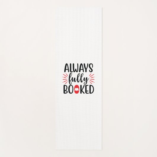 Tapis De Yoga Lecture Art Toujours Entièrement Réservé (Devant)