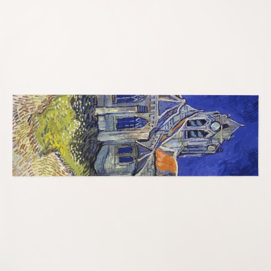 Tapis De Yoga L'église d'Auvers, Van Gogh (Devant (Horizontal))