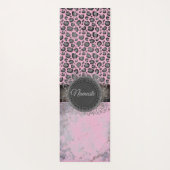 Tapis De Yoga Léopard de marbre rose (Dos)
