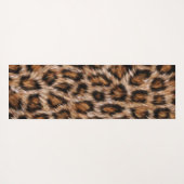 Tapis De Yoga Leopard Jaguar Chat fourrure Brown Motif-24609 (Dos (Horizontal))