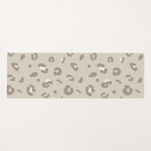 Tapis De Yoga Leopard Pattern (Devant (Horizontal))