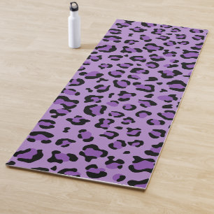 Tapis De Yoga Leopard Print, Léopard Spots, Purple Leopard
