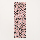 Tapis De Yoga Léopard Print, Léopard Spots, Rose Léopard (Devant)