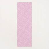 Tapis De Yoga Leopard rose chic personnalisé (Dos)