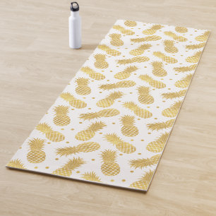 Tapis De Yoga Les confettis fascinants d'or pointillent les