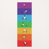 Tapis De Yoga Les couleurs de Chakra (Devant)