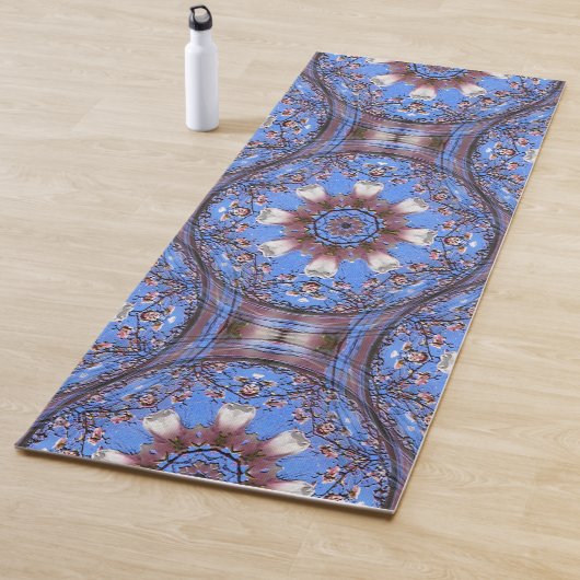 Tapis De Yoga Les fleurs de Magnolia...... (En situation)