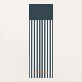 Tapis De Yoga Les impacts de la marine | Le Monogramme de Gentle (Devant)