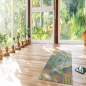 Tapis De Yoga Les lois de la Brachyura symbolique art mandala