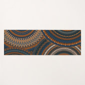 Tapis De Yoga Les Mandalas d'automne (Devant (Horizontal))