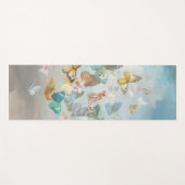 Tapis De Yoga Les papillons dans les nuages (Devant (Horizontal))