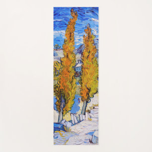 Tapis De Yoga Les peupliers de Saint-Rémy, Van Gogh