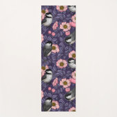 Tapis De Yoga Les poulets dans le rose sauvage en rose et violet (Devant)