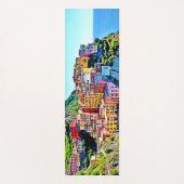 Tapis De Yoga Les rêves de la falaise : les couleurs de Manarola (Devant)