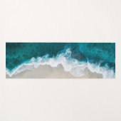 Tapis De Yoga Les vagues de la mer - Les côtes des Maldives (Devant (Horizontal))