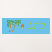 Tapis De Yoga L'Ésumer Dans Les Tropiques (Devant (Horizontal))