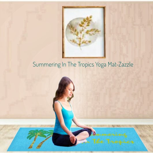 Tapis De Yoga L'Ésumer Dans Les Tropiques