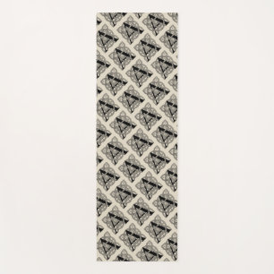 Tapis De Yoga Lettre A Vintage Monogramme De Noeud Celtique